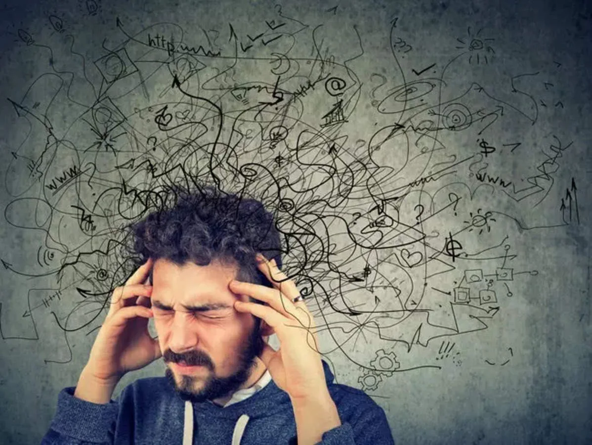 A man who is stressed